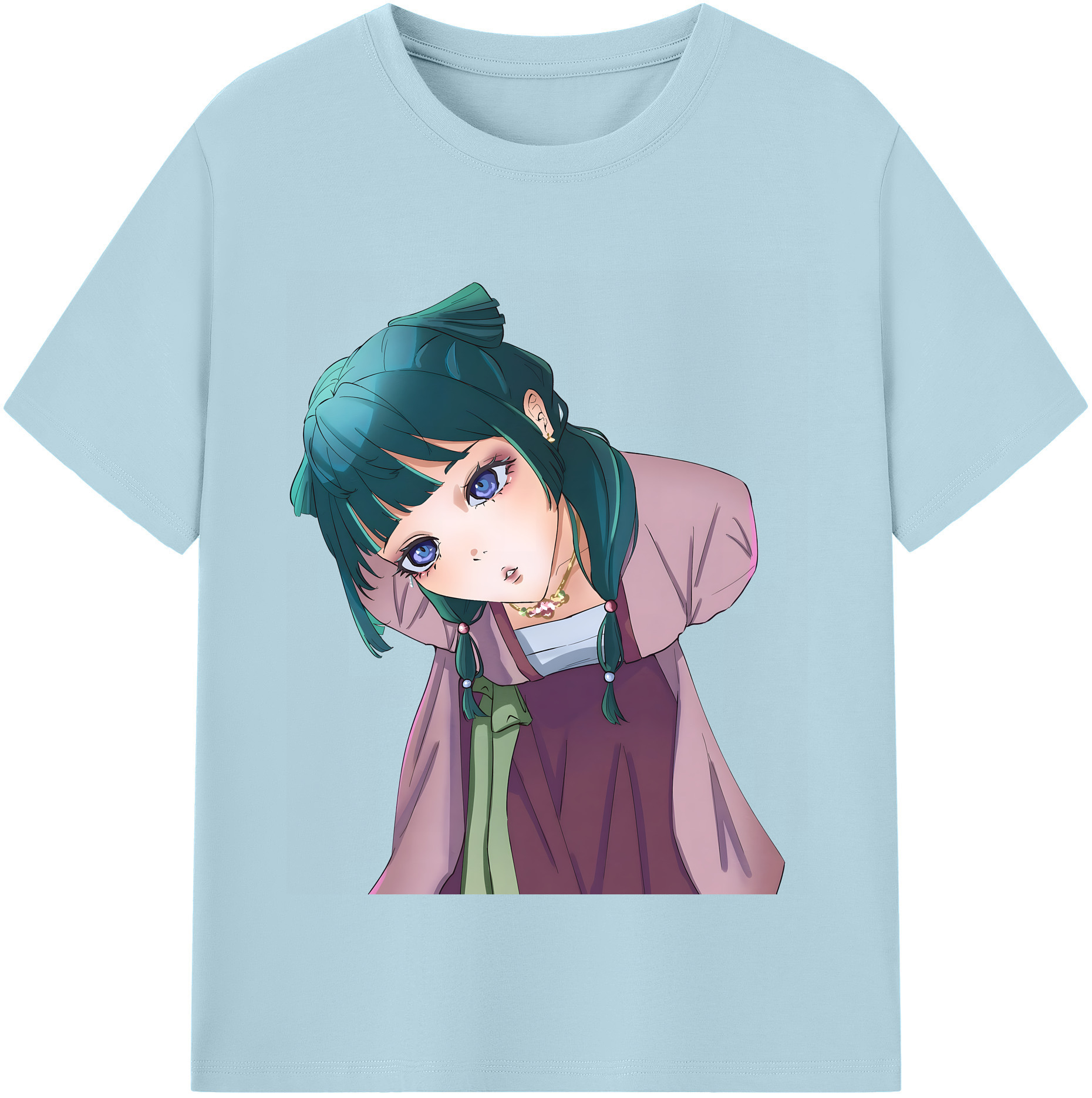 （画像用） 薬屋のひとりごと The Apothecary Diaries 綿100％半袖Tシャツ（フロントプリント）